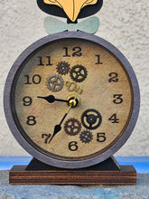 Load image into Gallery viewer, Steampunk Crow Clock