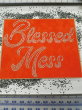 Load image into Gallery viewer, Blessed Mess Rhinestone T-Shirt | D-Lippy Designs™