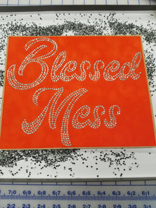 Blessed Mess Rhinestone T-Shirt | D-Lippy Designs™