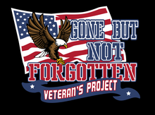 Load image into Gallery viewer, Gone But Not Forgotten Veteran&#39;s Project T-Shirt | D-Lippy Designs™