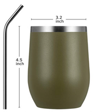 Load image into Gallery viewer, 12 oz. Tumbler | (army green 12 ounce tumbler) D-Lippy Designs