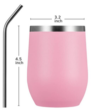 Load image into Gallery viewer, 12 oz. Tumbler | (pink 12 ounce tumbler) D-Lippy Designs