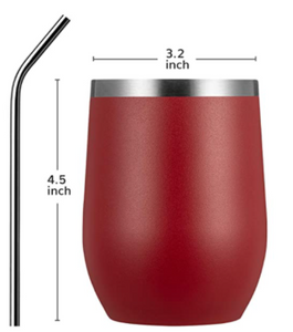 12 oz. Tumbler | (red 12 ounce tumbler) D-Lippy Designs