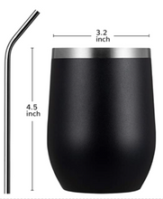 Load image into Gallery viewer, 12 oz. Tumbler | (black 12 ounce tumbler) D-Lippy Designs